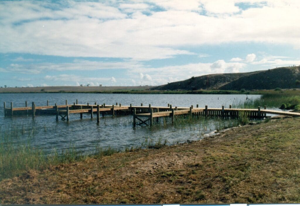Jetty at Old Watulunga circa 1990s