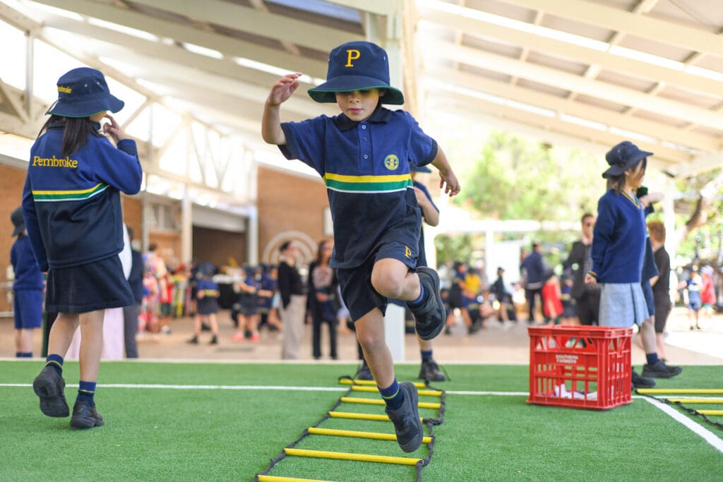 Children participating in physical activity