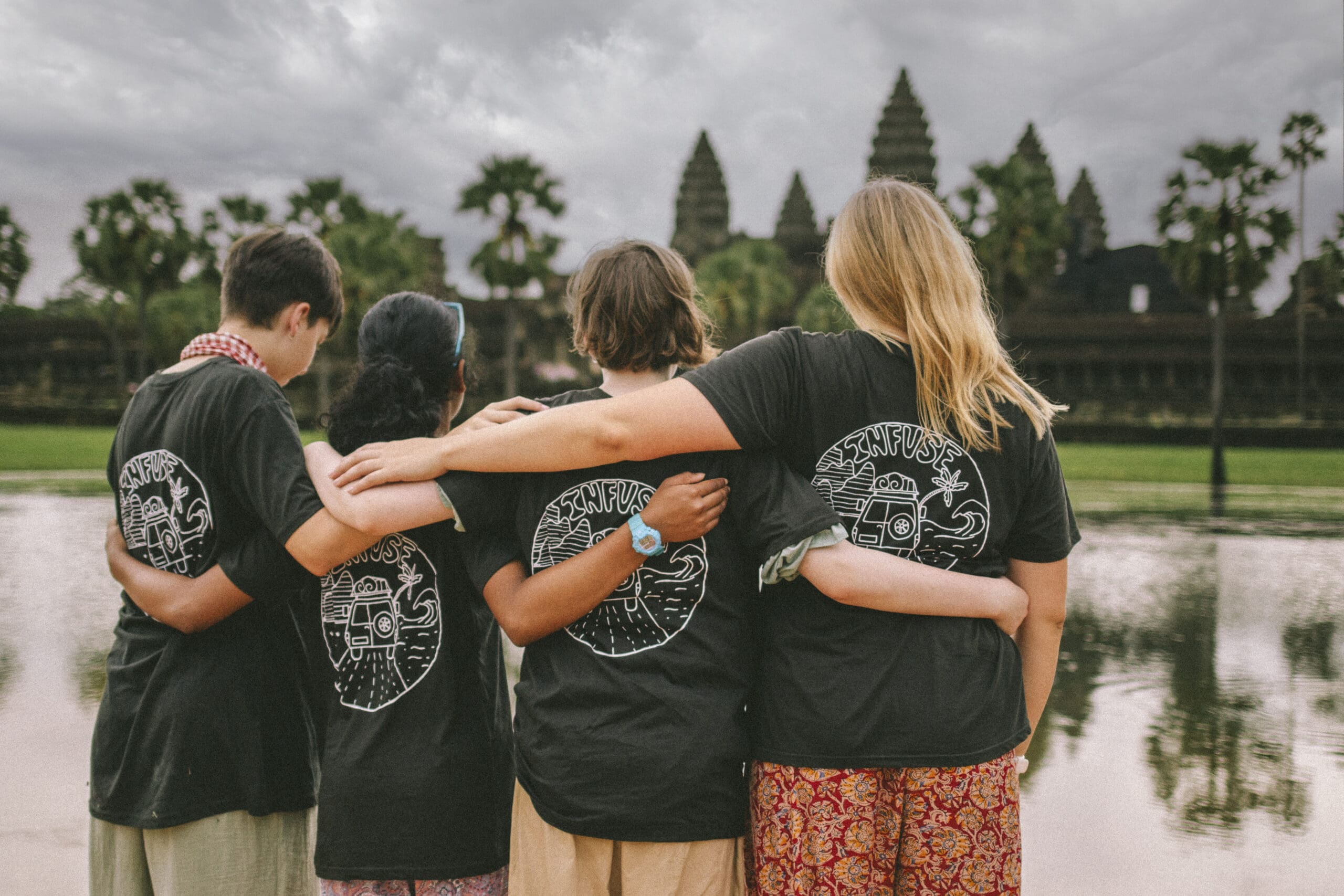 group of people in cambodia