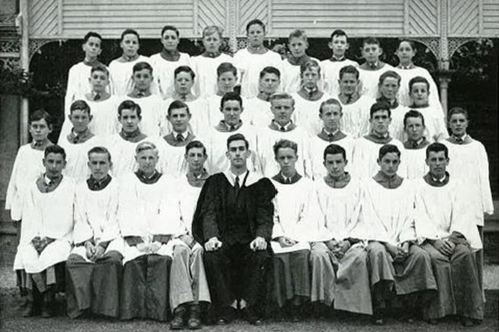 King's College choir in 1957