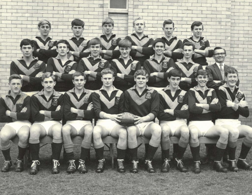 King's Football 1st Eighteen in 1963
