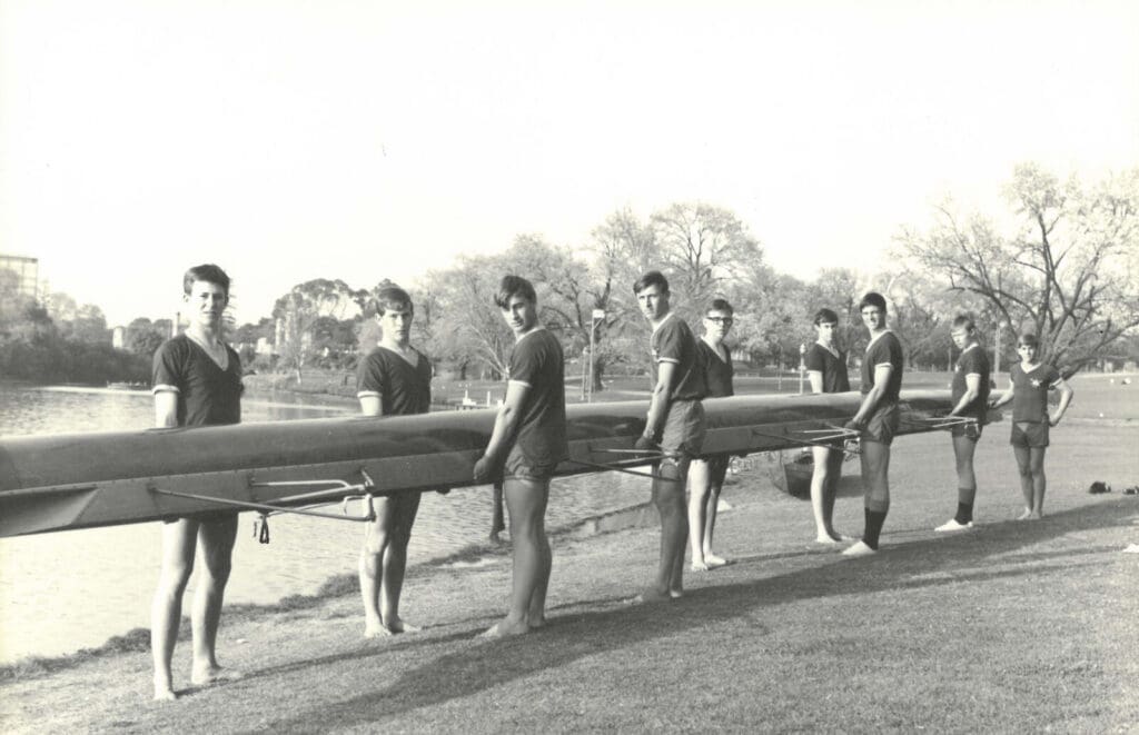 King's Rowing 2nd Eight in 1963
