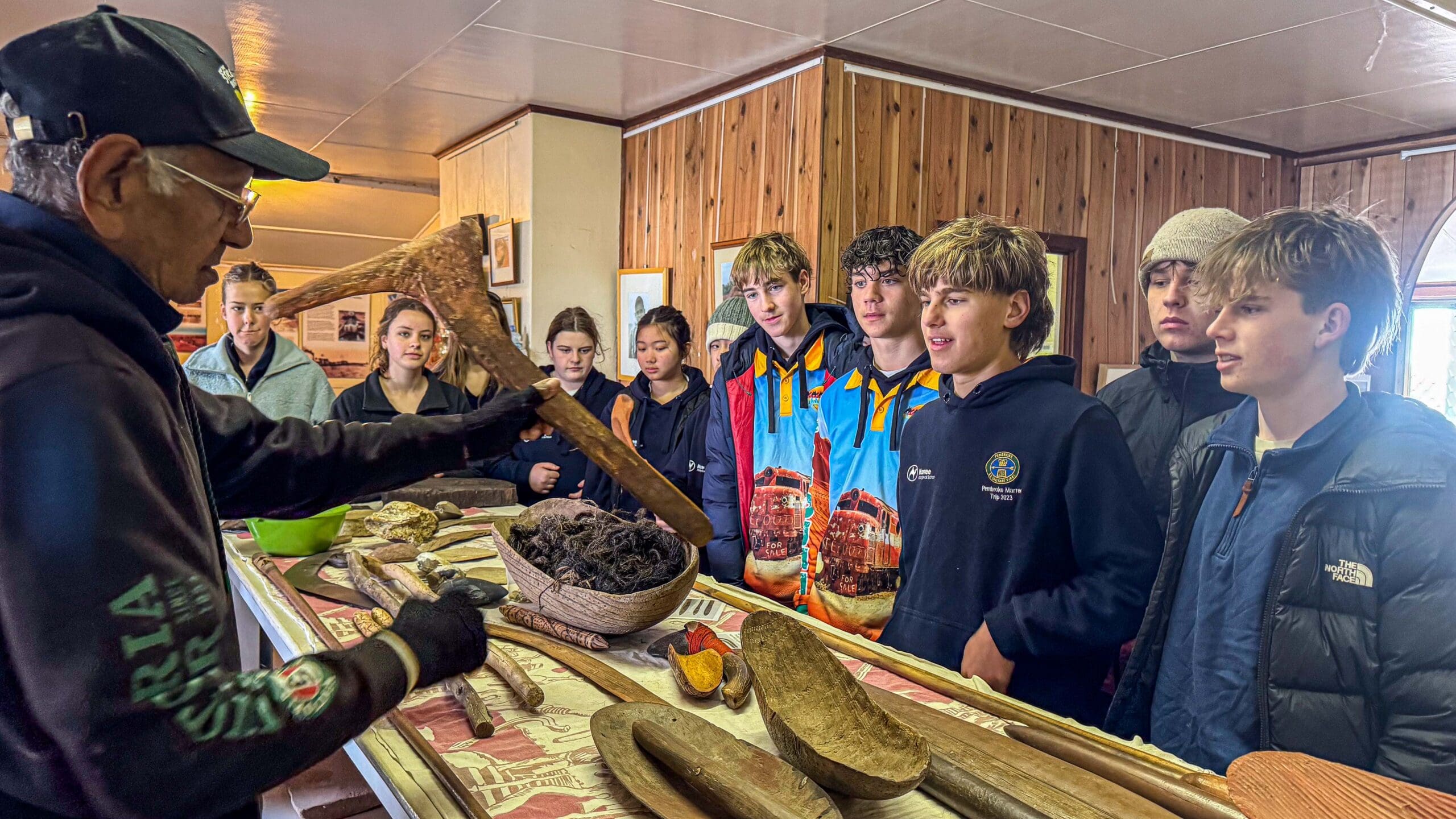 Pembroke Students at marree school