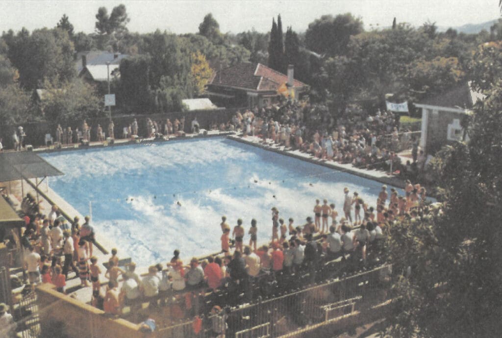 School swimming Pool circa 1980s