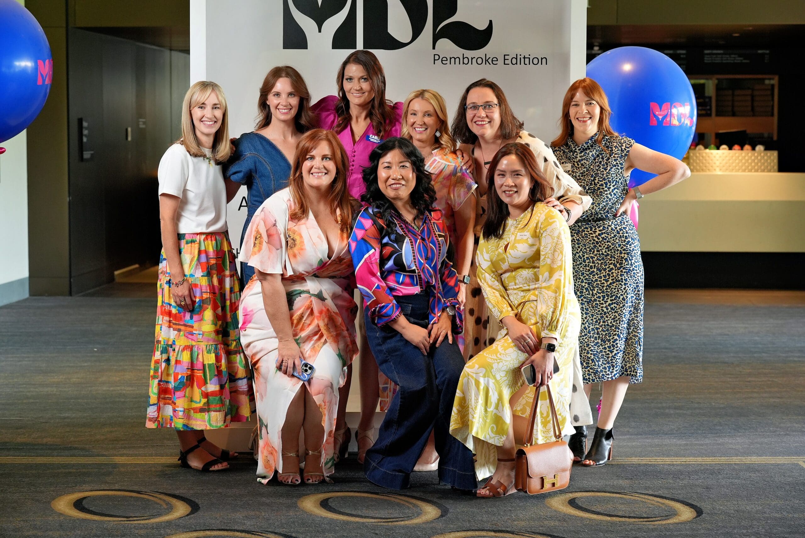a group of women at mothers day lunch event
