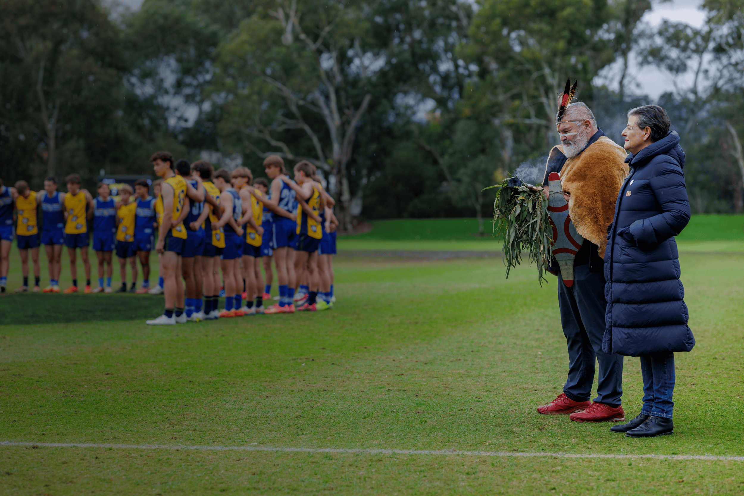 students and staff during yunupingu cup